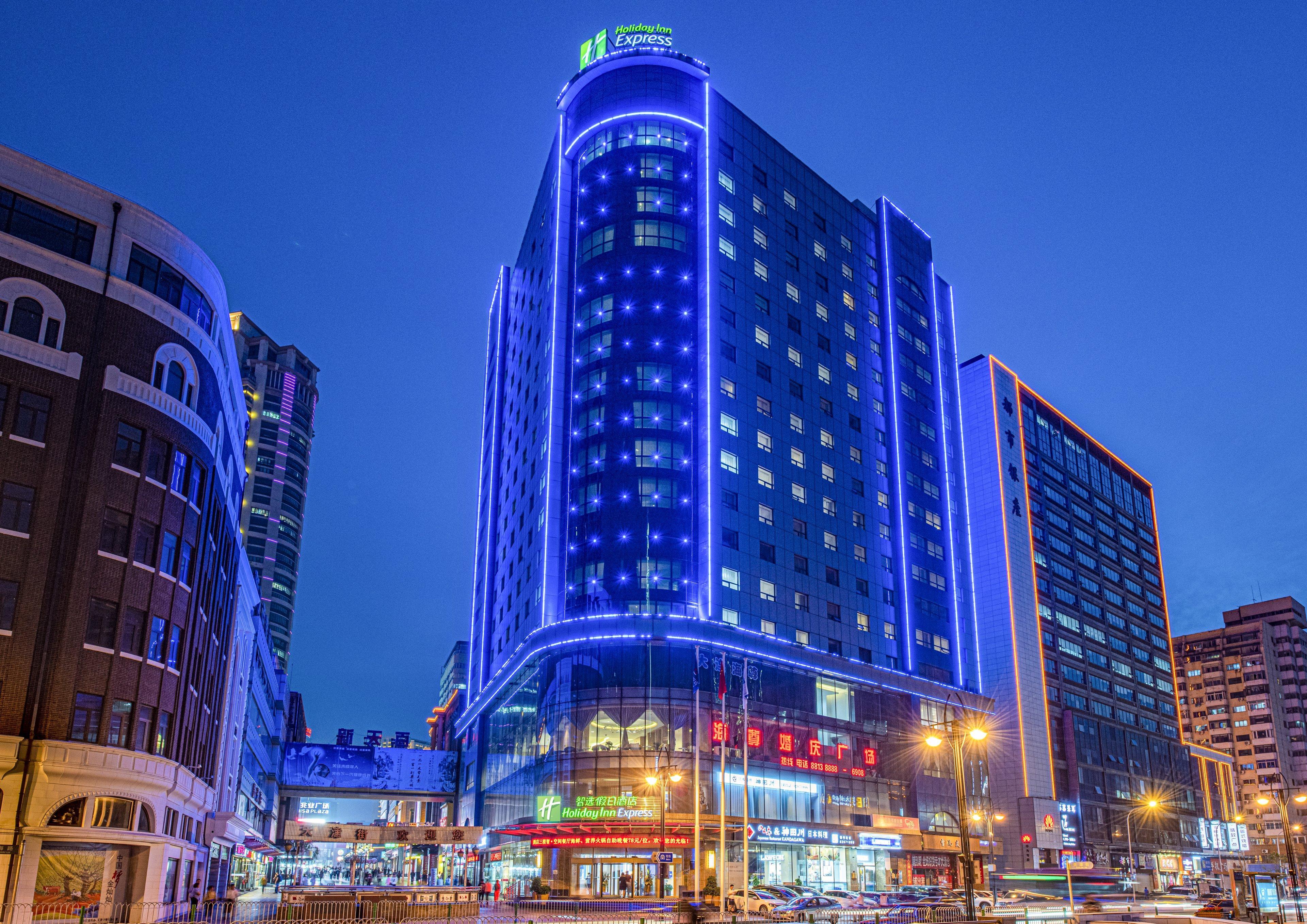 Holiday Inn Express City Centre Dalian By Ihg Exteriör bild