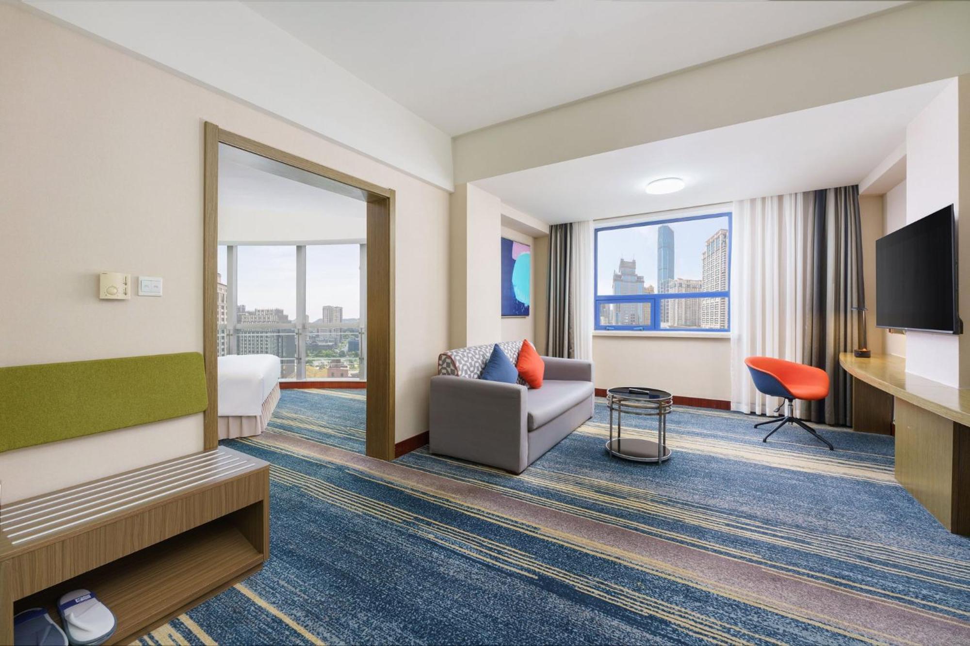 Holiday Inn Express City Centre Dalian By Ihg Exteriör bild